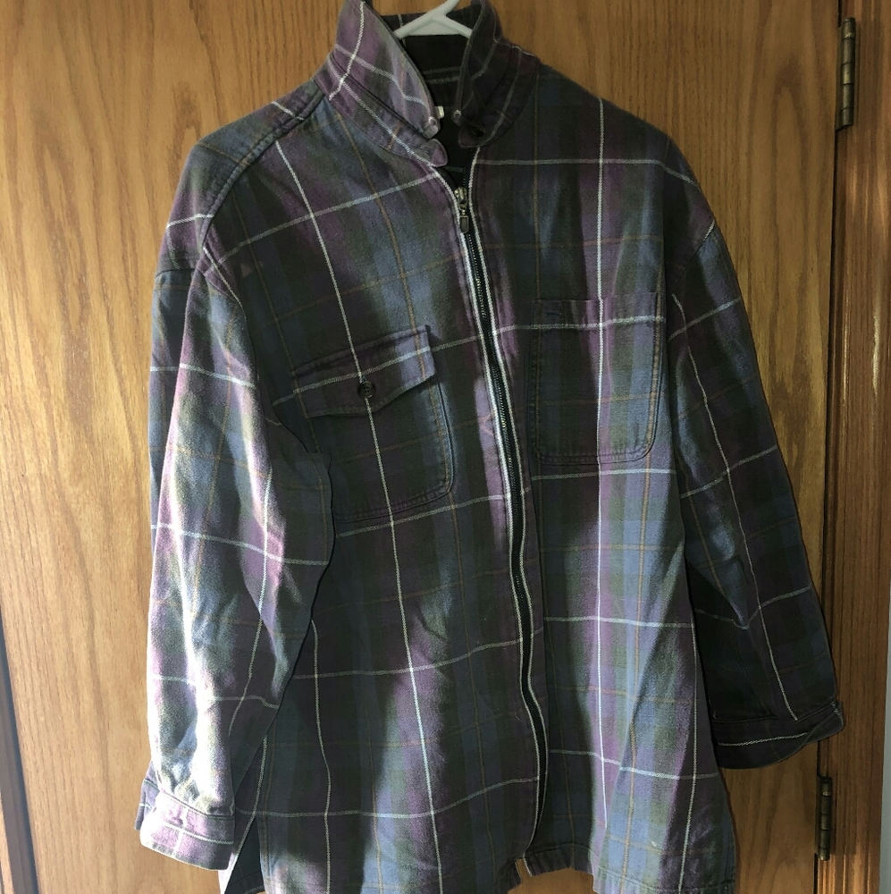 Plaid sweater